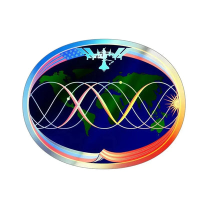 ISS Expedition 15 (NASA) Holographic STICKER Die-Cut Vinyl Decal 5 Inch Holographic - The Sticker Space