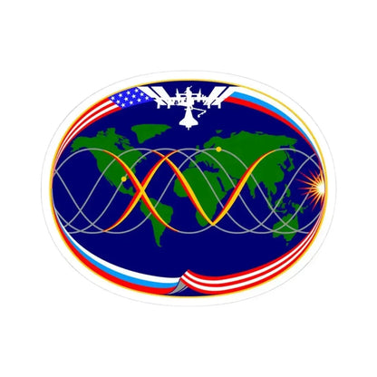 ISS Expedition 15 (NASA) STICKER Vinyl Kiss-Cut Decal 3 Inch White - The Sticker Space