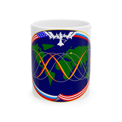 ISS Expedition 15 (NASA) White Coffee Mug-11oz-The Sticker Space