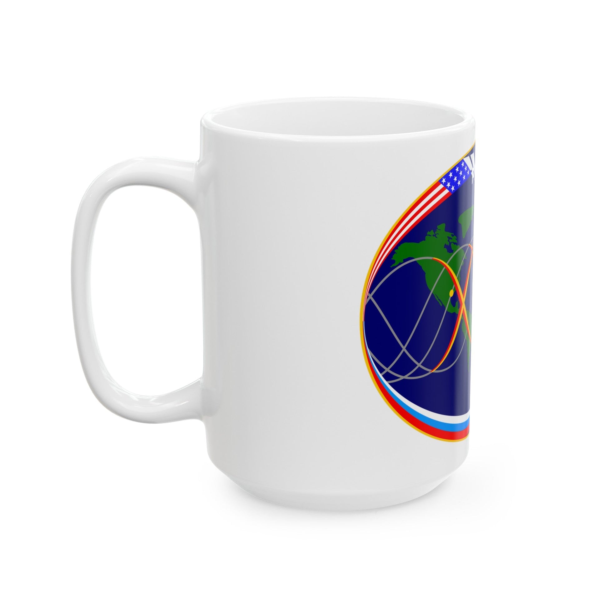 ISS Expedition 15 (NASA) White Coffee Mug-The Sticker Space