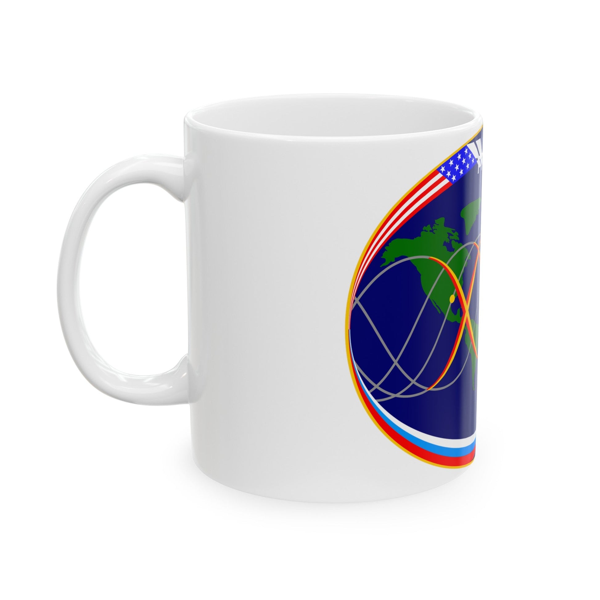 ISS Expedition 15 (NASA) White Coffee Mug-The Sticker Space