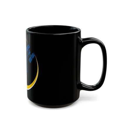 ISS Expedition 16 (NASA) Black Coffee Mug-The Sticker Space