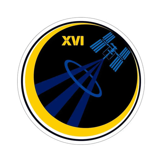 ISS Expedition 16 (NASA) STICKER Vinyl Die-Cut Decal 6 Inch - The Sticker Space