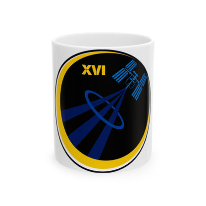 ISS Expedition 16 (NASA) White Coffee Mug-11oz-The Sticker Space