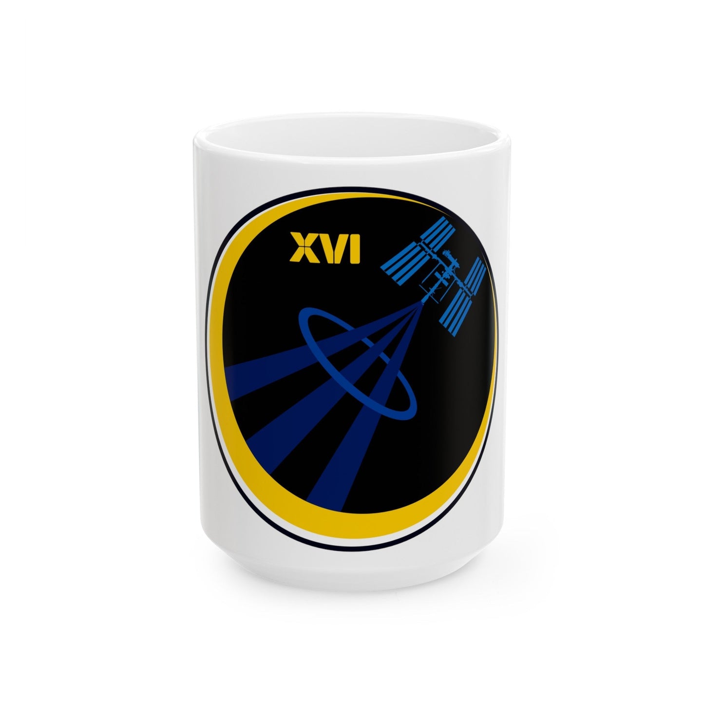 ISS Expedition 16 (NASA) White Coffee Mug-15oz-The Sticker Space