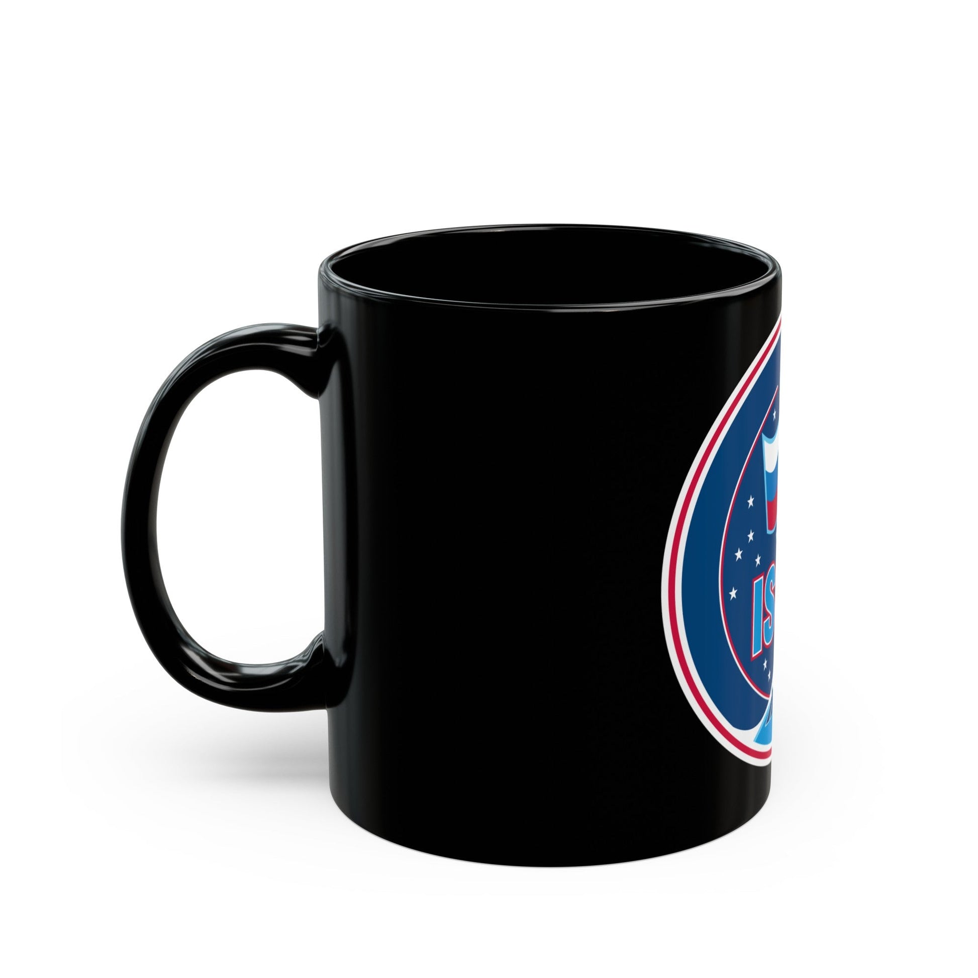 ISS Expedition 17 (NASA) Black Coffee Mug-The Sticker Space