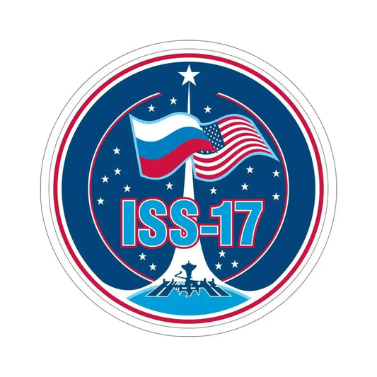 ISS Expedition 17 (NASA) STICKER Vinyl Die-Cut Decal 6 Inch - The Sticker Space