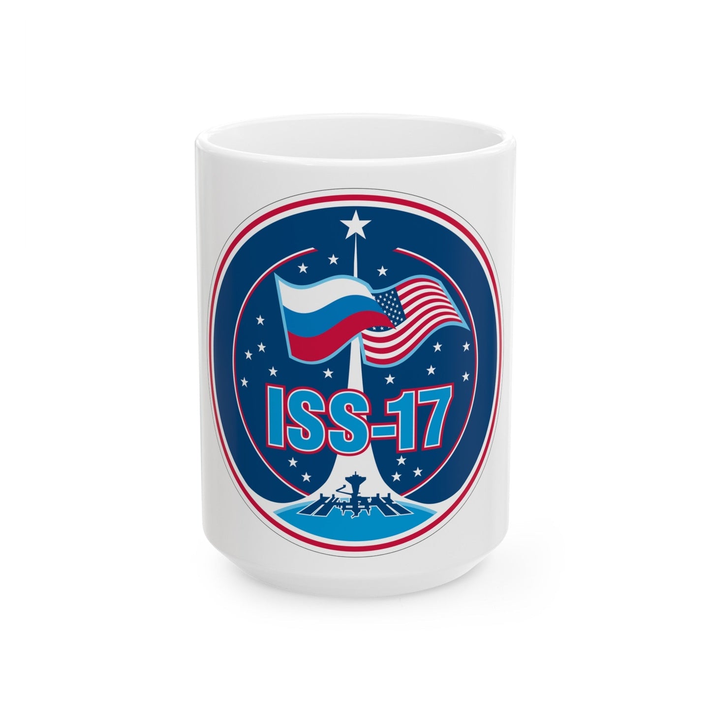 ISS Expedition 17 (NASA) White Coffee Mug-15oz-The Sticker Space