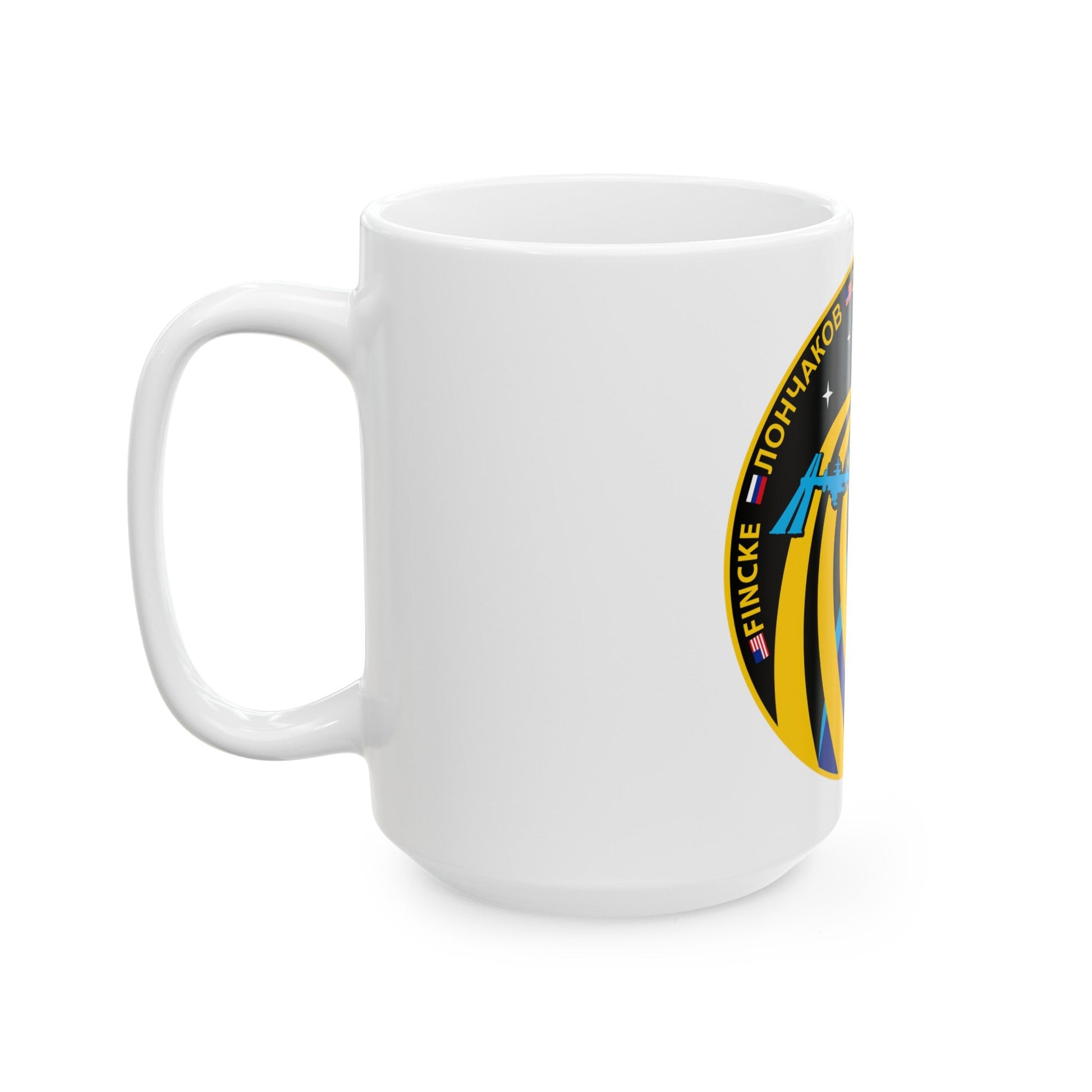 ISS Expedition 18 (NASA) White Coffee Mug-The Sticker Space