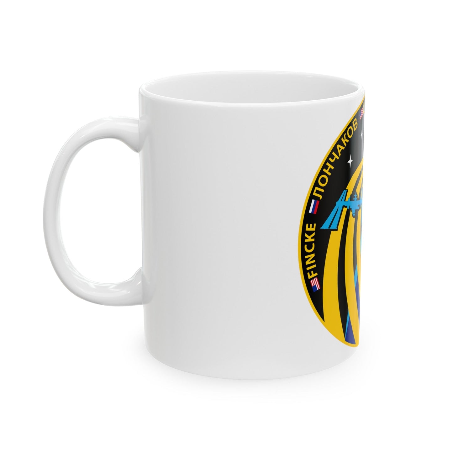 ISS Expedition 18 (NASA) White Coffee Mug-The Sticker Space