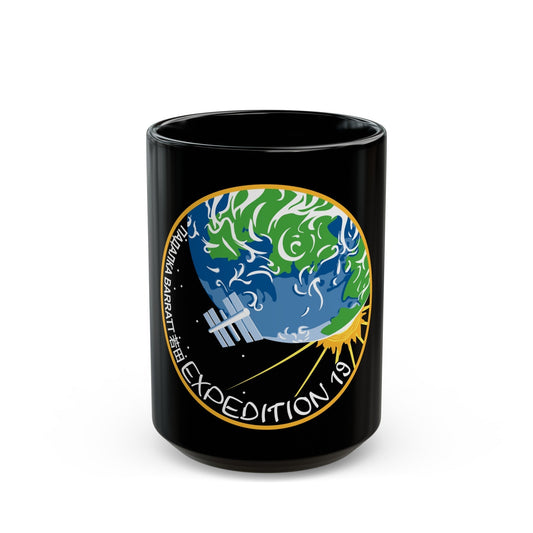 ISS Expedition 19 (NASA) Black Coffee Mug-15oz-The Sticker Space