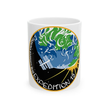 ISS Expedition 19 (NASA) White Coffee Mug-11oz-The Sticker Space