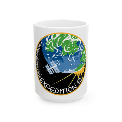 ISS Expedition 19 (NASA) White Coffee Mug-15oz-The Sticker Space