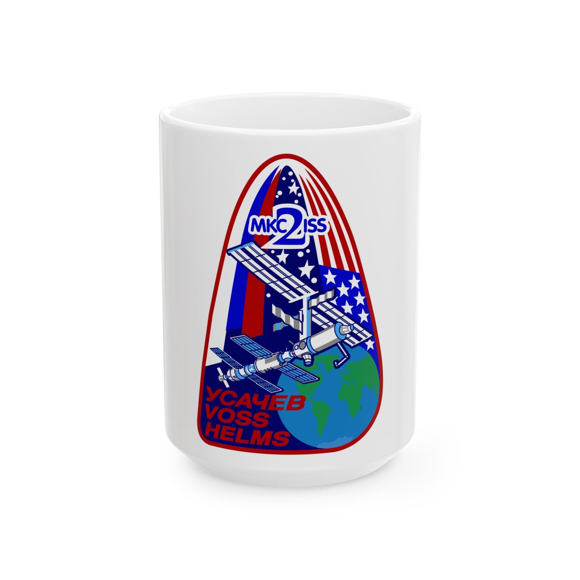 ISS Expedition 2 (NASA) White Coffee Mug-15oz-The Sticker Space