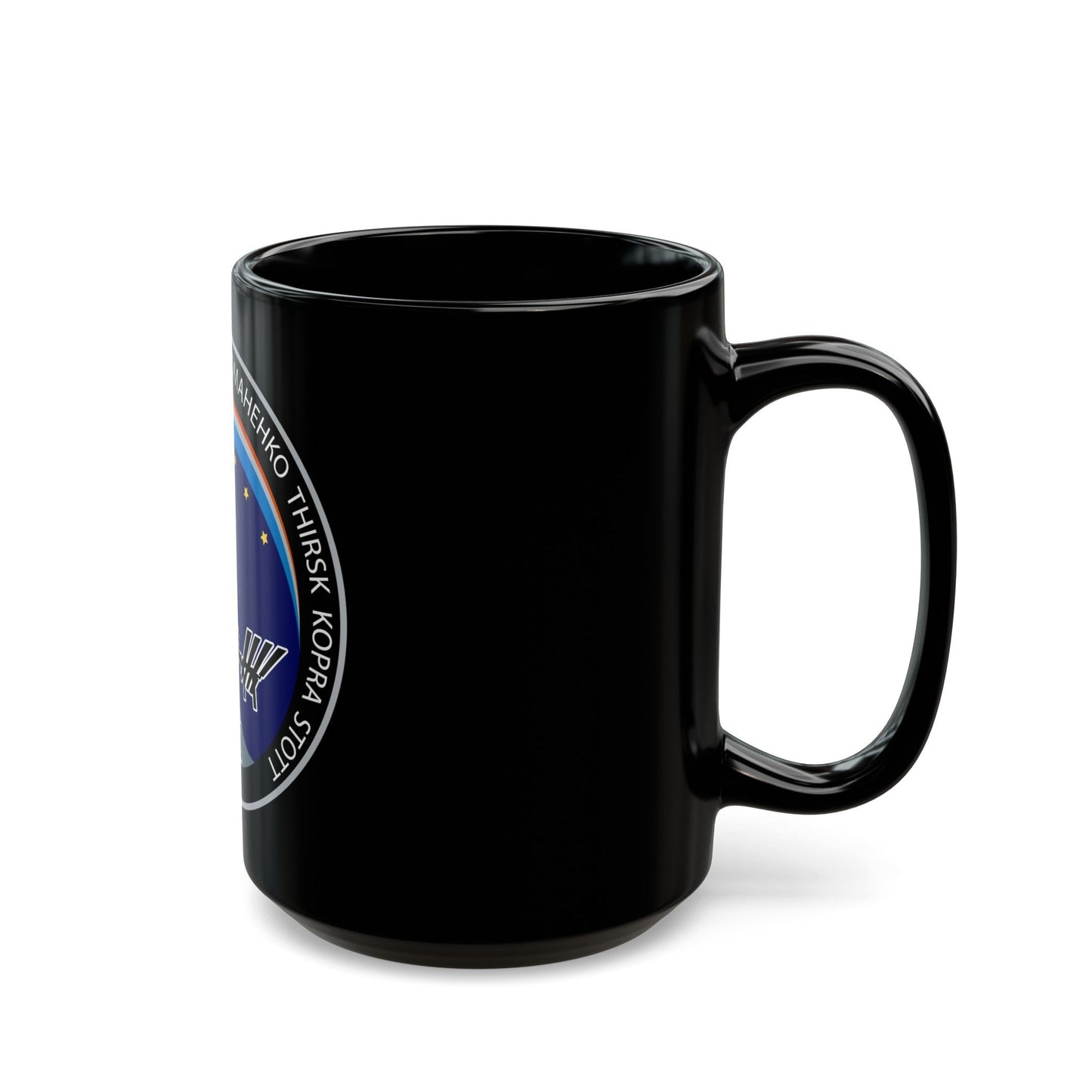 ISS Expedition 20 (NASA) Black Coffee Mug-The Sticker Space