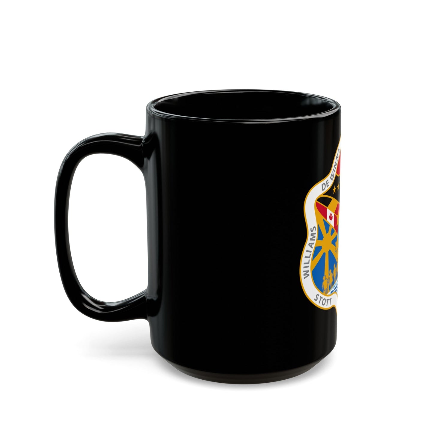 ISS Expedition 21 (NASA) Black Coffee Mug-The Sticker Space