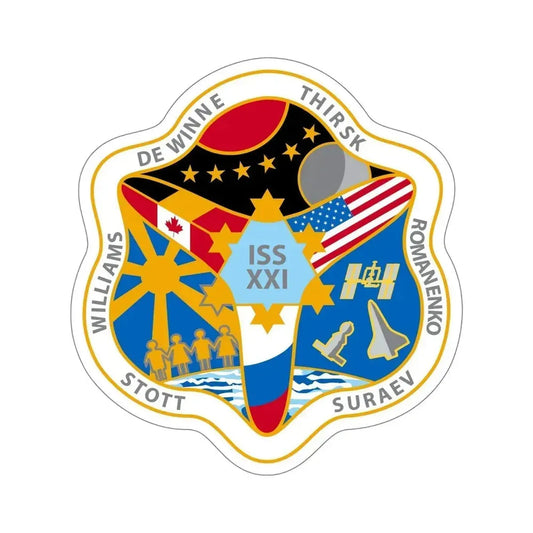 ISS Expedition 21 (NASA) STICKER Vinyl Die-Cut Decal 6 Inch - The Sticker Space