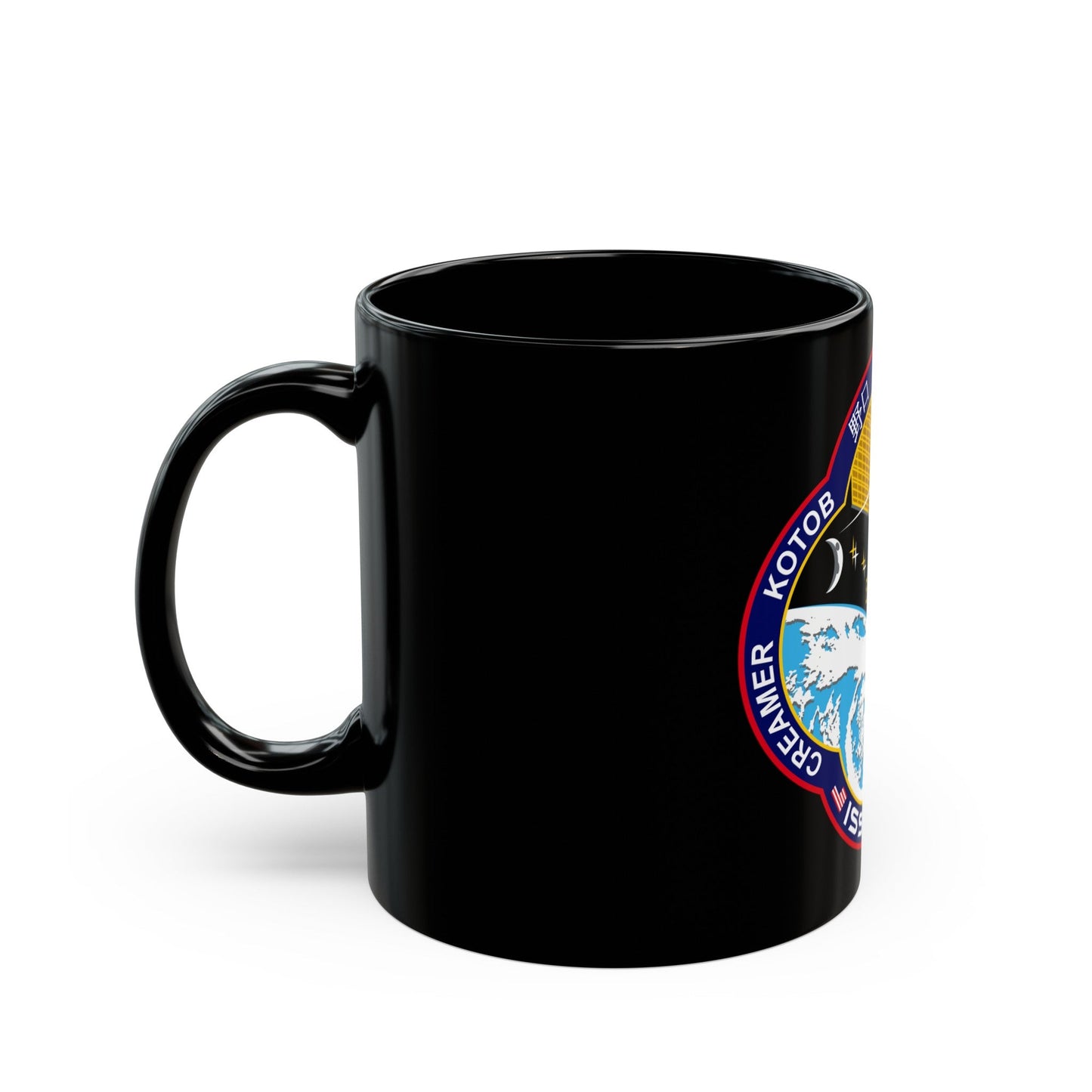 ISS Expedition 22 (NASA) Black Coffee Mug-The Sticker Space