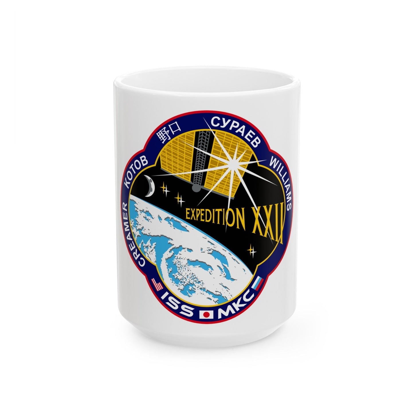 ISS Expedition 22 (NASA) White Coffee Mug-15oz-The Sticker Space