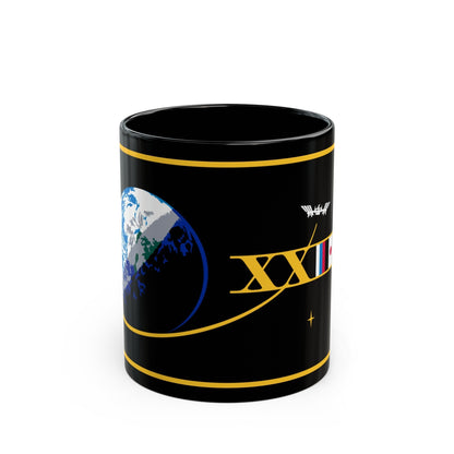 ISS Expedition 23 (NASA) Black Coffee Mug-11oz-The Sticker Space