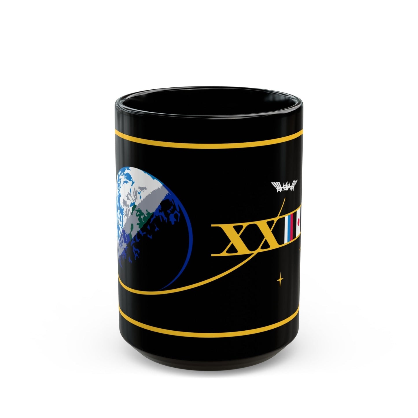 ISS Expedition 23 (NASA) Black Coffee Mug-15oz-The Sticker Space