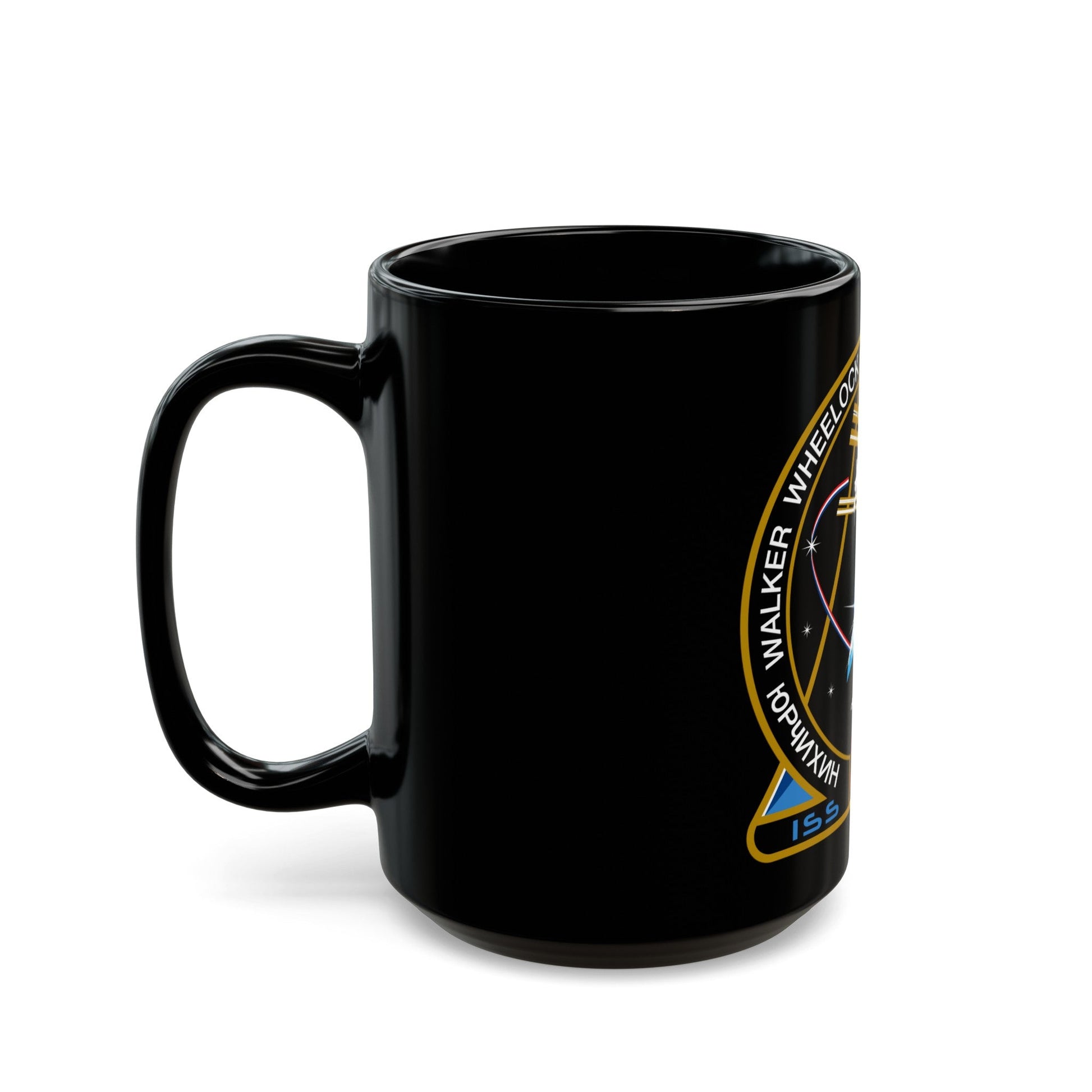 ISS Expedition 25 (NASA) Black Coffee Mug-The Sticker Space