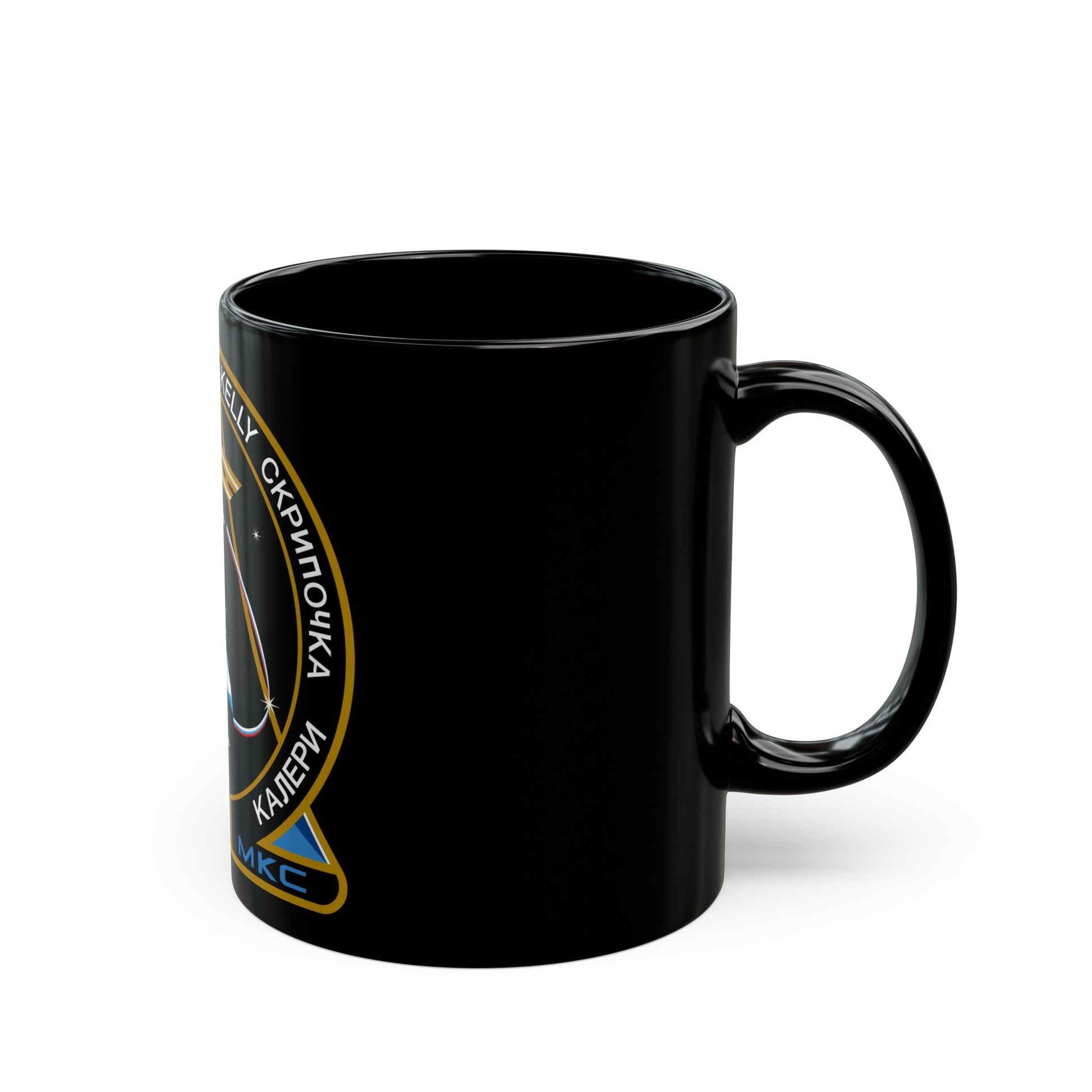 ISS Expedition 25 (NASA) Black Coffee Mug-The Sticker Space