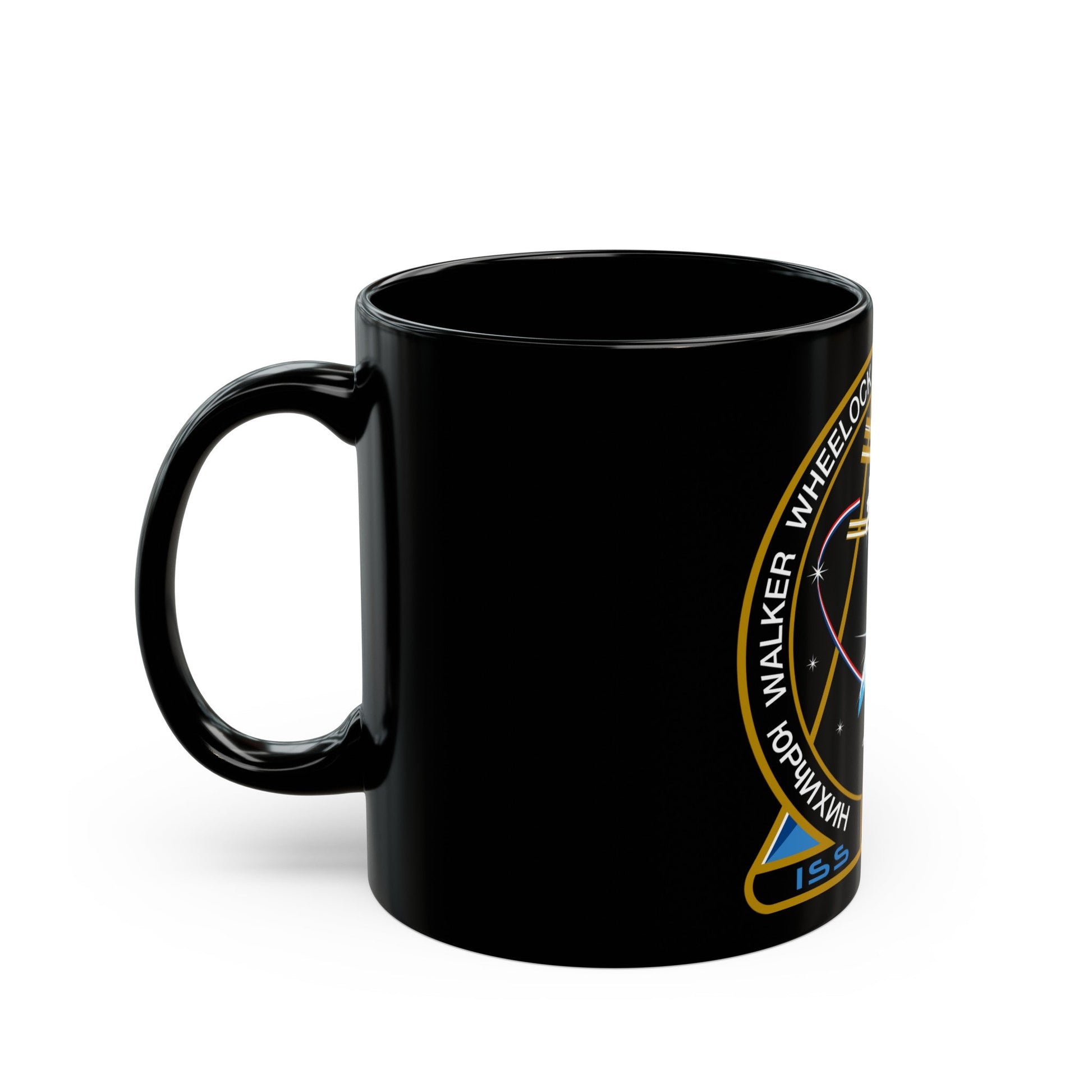 ISS Expedition 25 (NASA) Black Coffee Mug-The Sticker Space