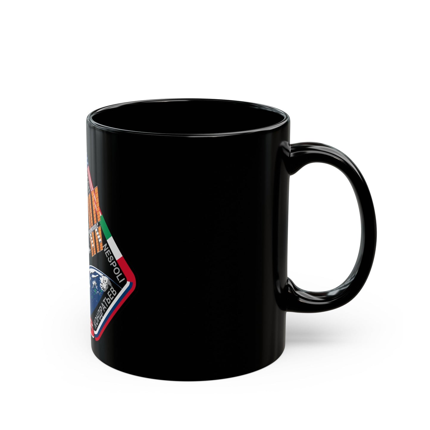 ISS Expedition 26 (NASA) Black Coffee Mug-The Sticker Space