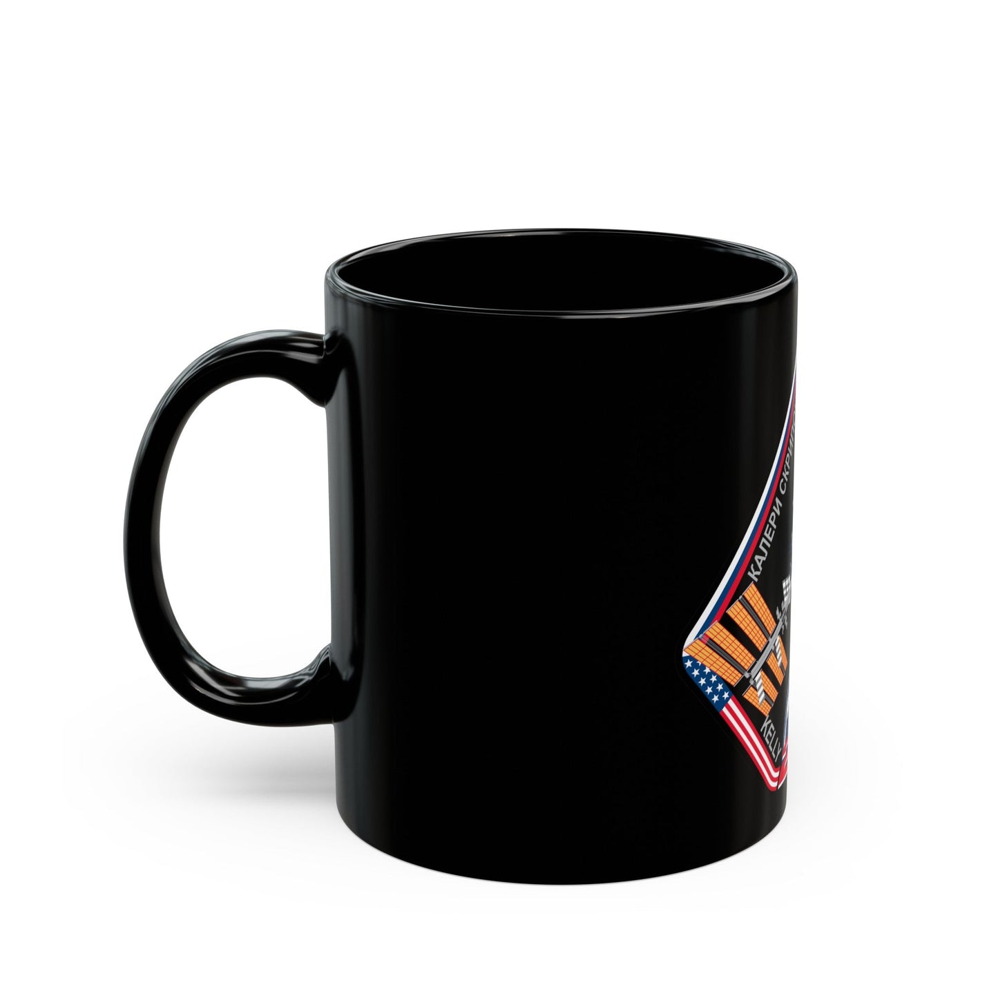 ISS Expedition 26 (NASA) Black Coffee Mug-The Sticker Space