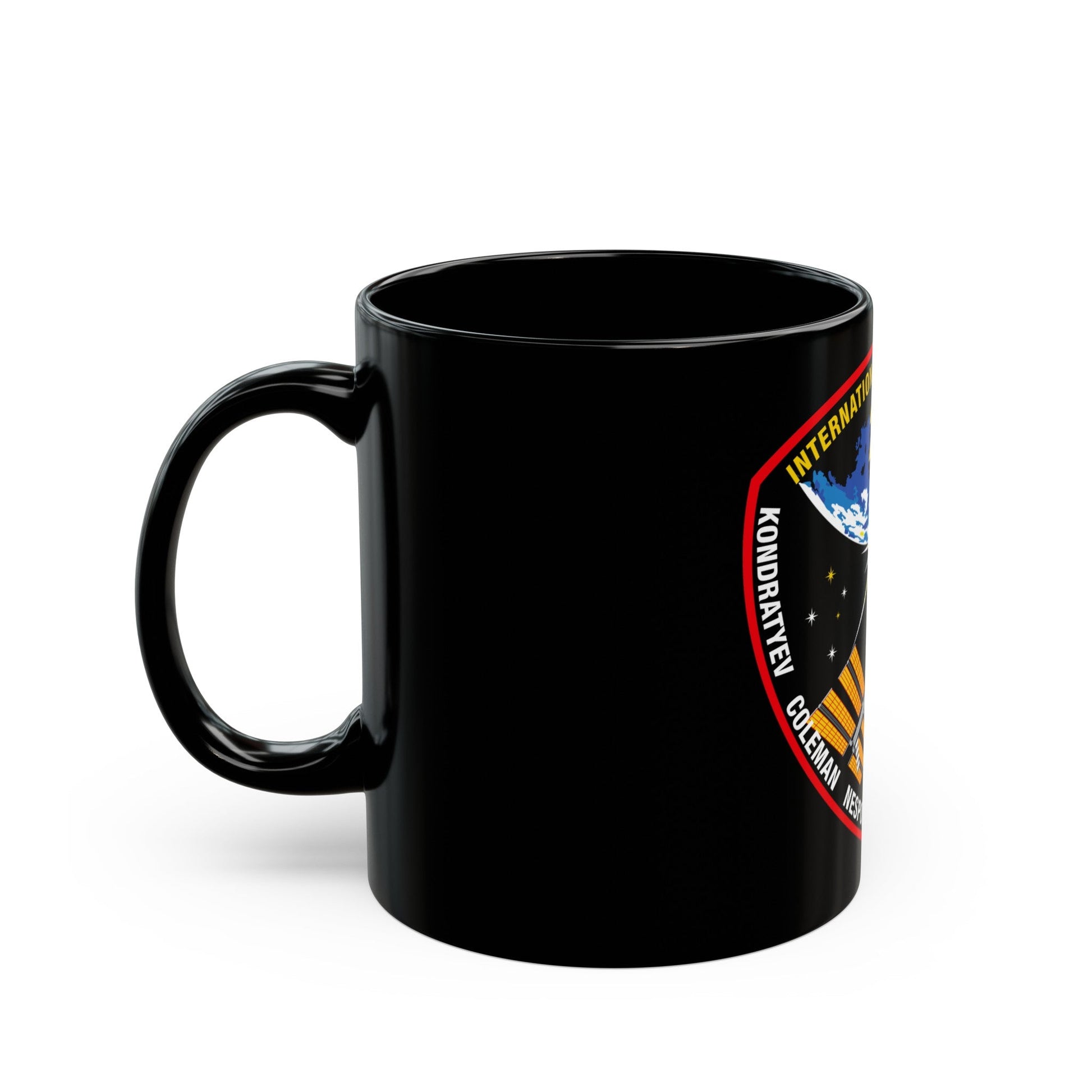 ISS Expedition 27 (NASA) Black Coffee Mug-The Sticker Space