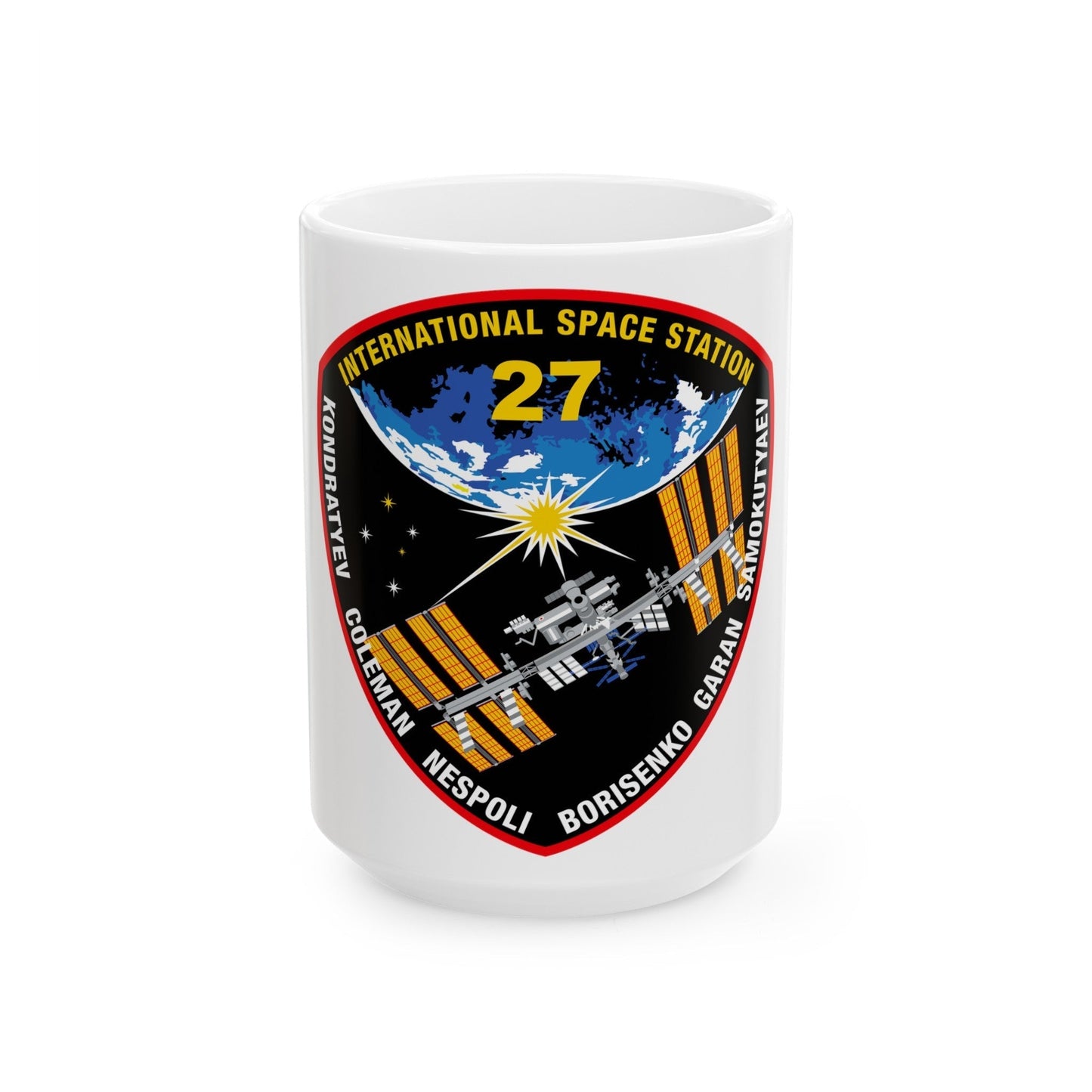 ISS Expedition 27 (NASA) White Coffee Mug-15oz-The Sticker Space