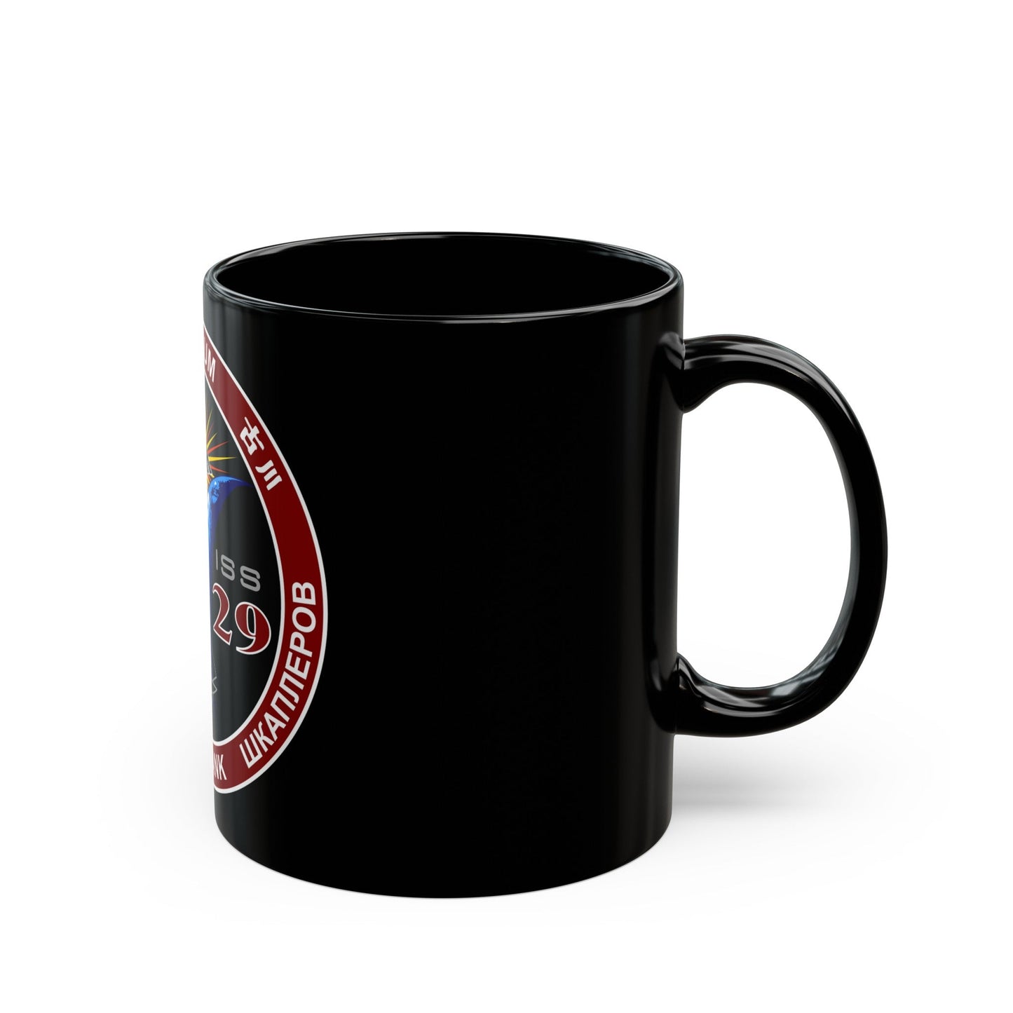 ISS Expedition 29 (NASA) Black Coffee Mug-The Sticker Space