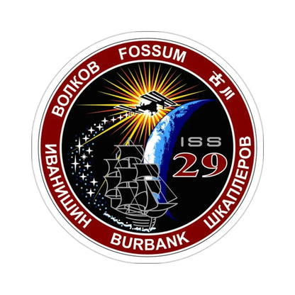 ISS Expedition 29 (NASA) STICKER Vinyl Die-Cut Decal - The Sticker Space