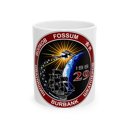 ISS Expedition 29 (NASA) White Coffee Mug-11oz-The Sticker Space