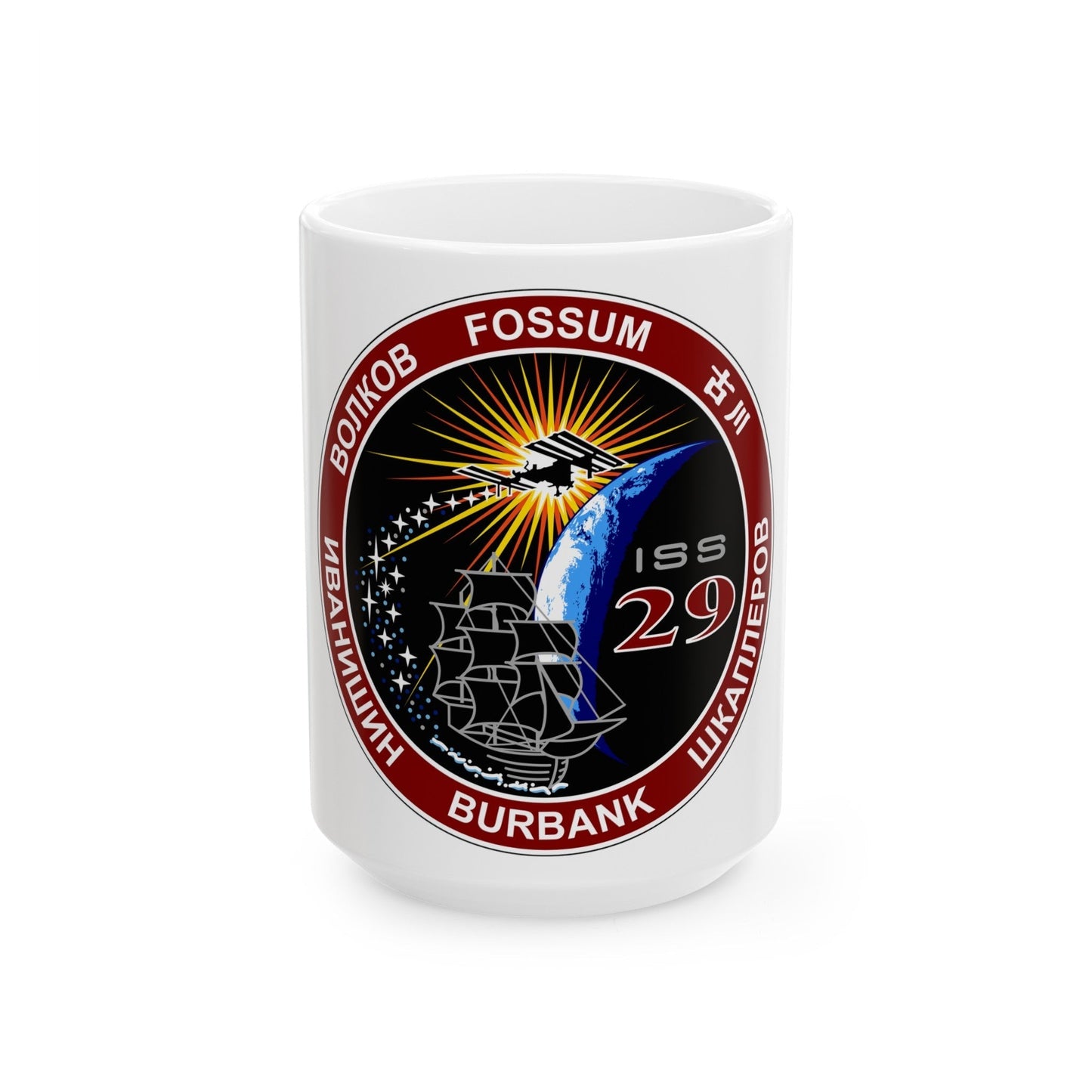 ISS Expedition 29 (NASA) White Coffee Mug-15oz-The Sticker Space