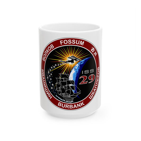 ISS Expedition 29 (NASA) White Coffee Mug-15oz-The Sticker Space