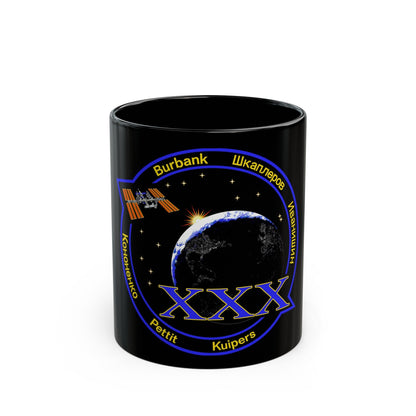 ISS Expedition 30 (NASA) Black Coffee Mug-11oz-The Sticker Space