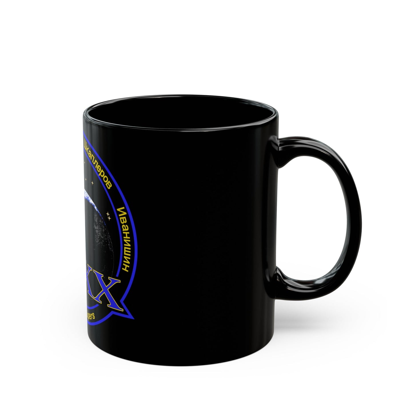 ISS Expedition 30 (NASA) Black Coffee Mug-The Sticker Space