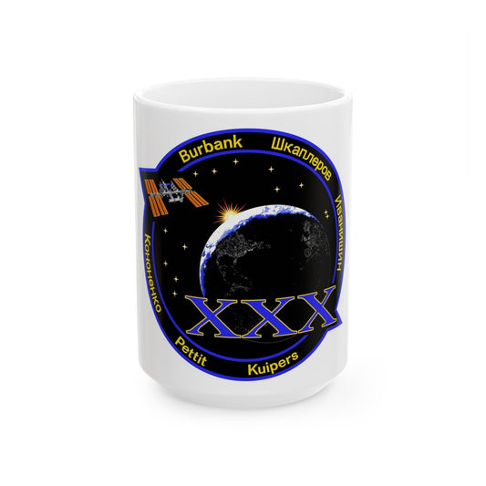 ISS Expedition 30 (NASA) White Coffee Mug-15oz-The Sticker Space