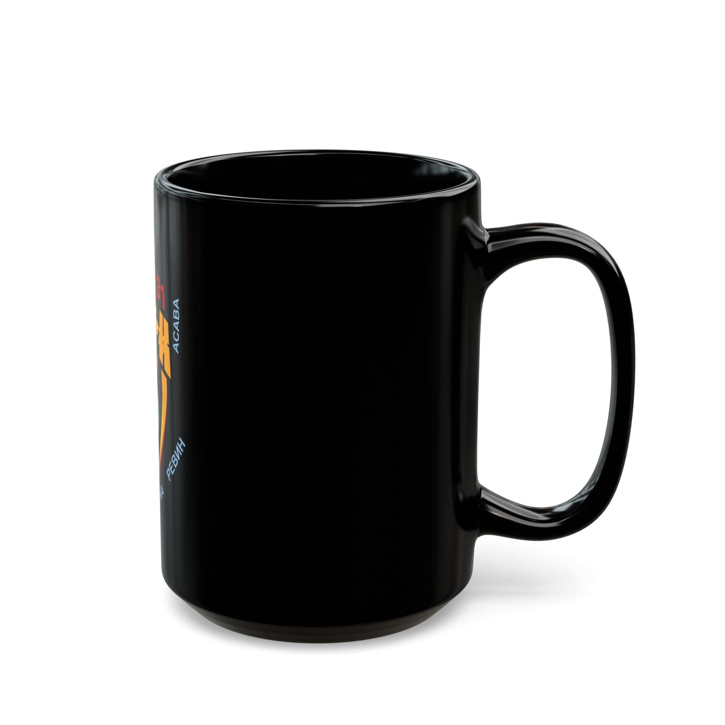 ISS Expedition 31 (NASA) Black Coffee Mug-The Sticker Space