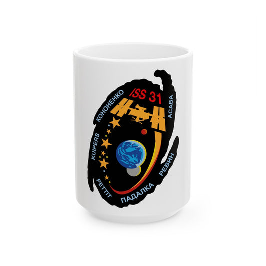 ISS Expedition 31 (NASA) White Coffee Mug-15oz-The Sticker Space