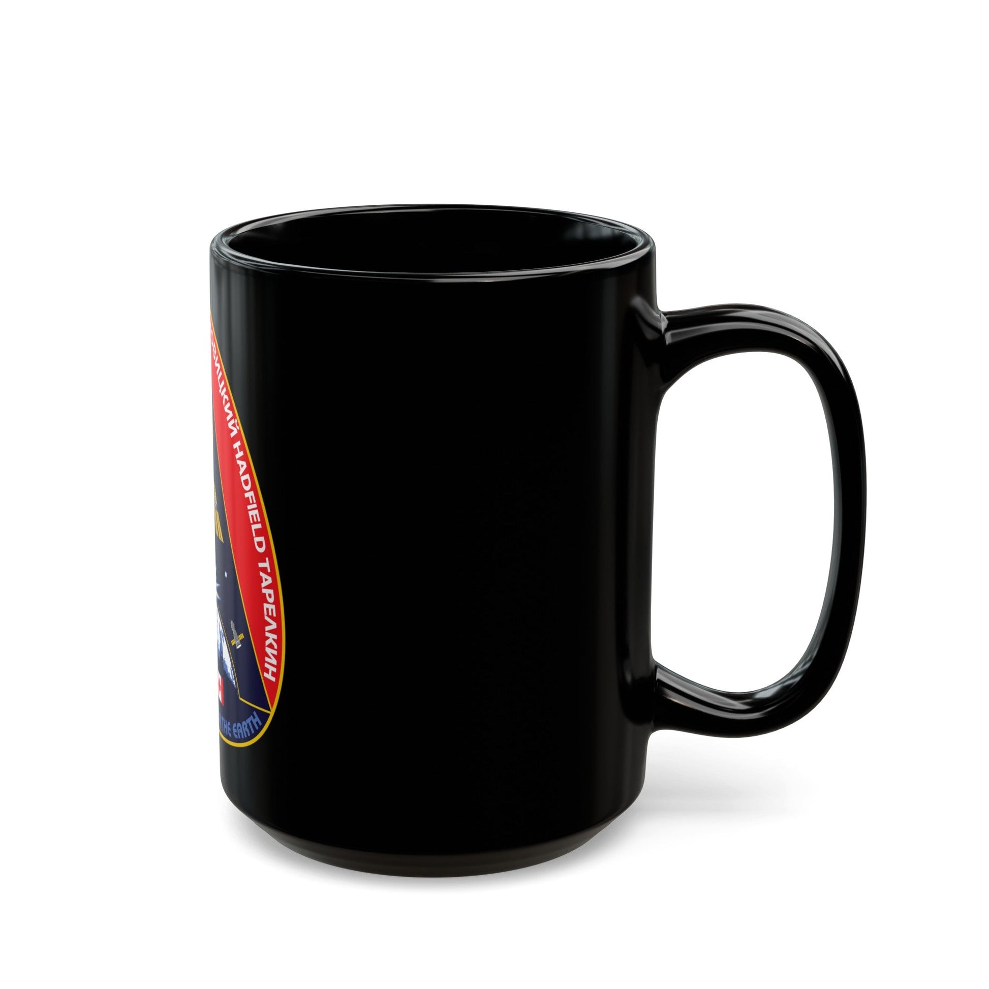 ISS Expedition 34 (NASA) Black Coffee Mug-The Sticker Space