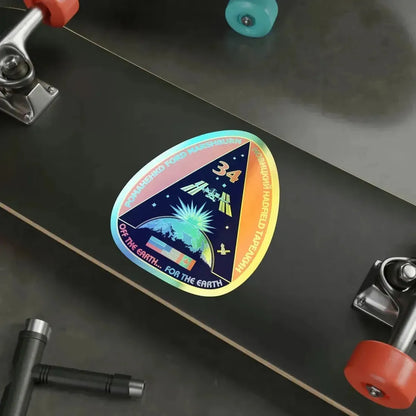 ISS Expedition 34 (NASA) Holographic STICKER Die-Cut Vinyl Decal - The Sticker Space