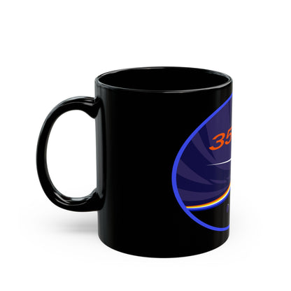 ISS Expedition 35 (NASA) Black Coffee Mug-The Sticker Space