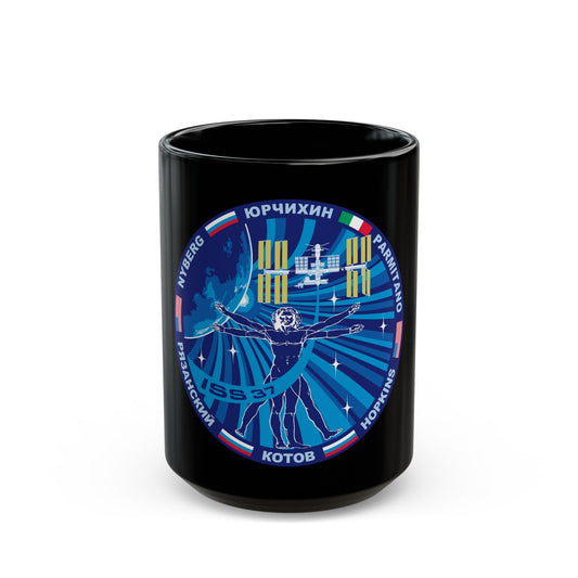 ISS Expedition 37 (NASA) Black Coffee Mug-15oz-The Sticker Space