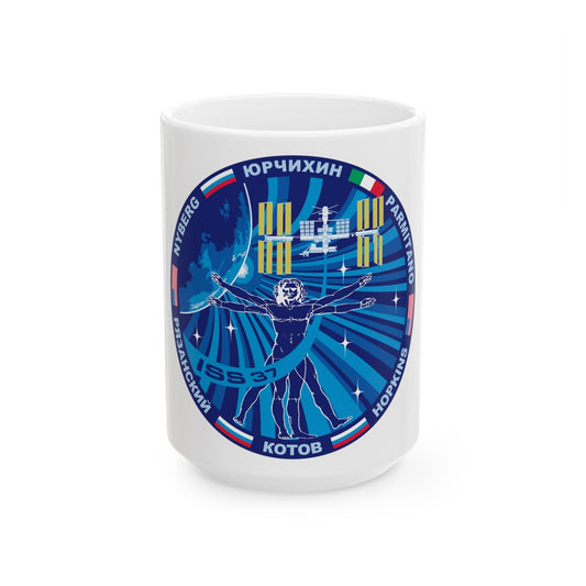 ISS Expedition 37 (NASA) White Coffee Mug-15oz-The Sticker Space