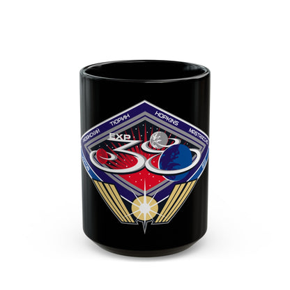 ISS Expedition 38 (NASA) Black Coffee Mug-15oz-The Sticker Space