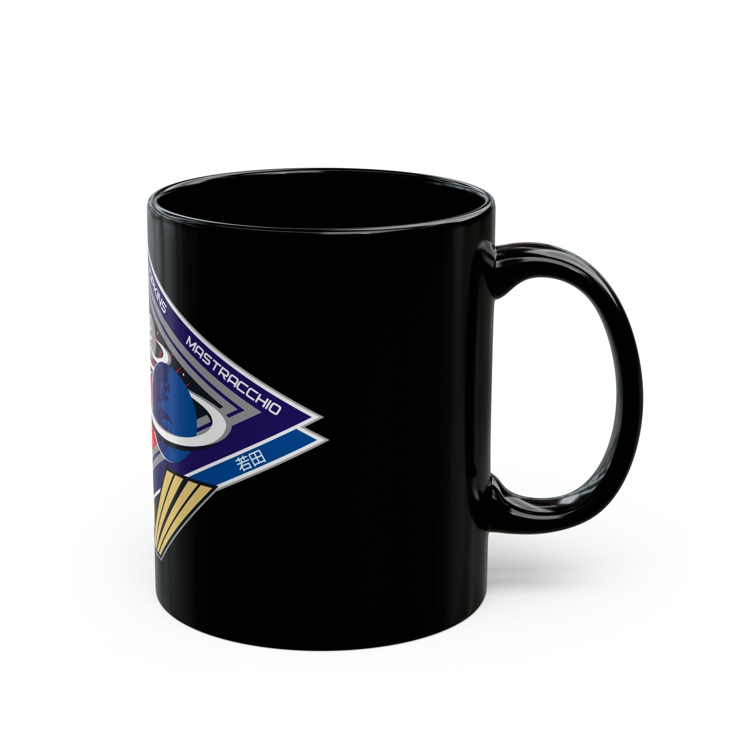 ISS Expedition 38 (NASA) Black Coffee Mug-The Sticker Space