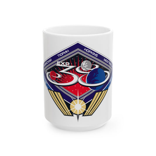 ISS Expedition 38 (NASA) White Coffee Mug-15oz-The Sticker Space